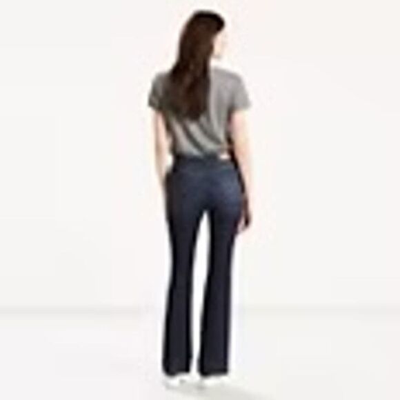 LEVI'S SIZE 12 MID-RISE CLASSIC CASUAL EVERYDAY BOOTCUT STRETCH PREMIUM JEANS - Picture 2 of 11